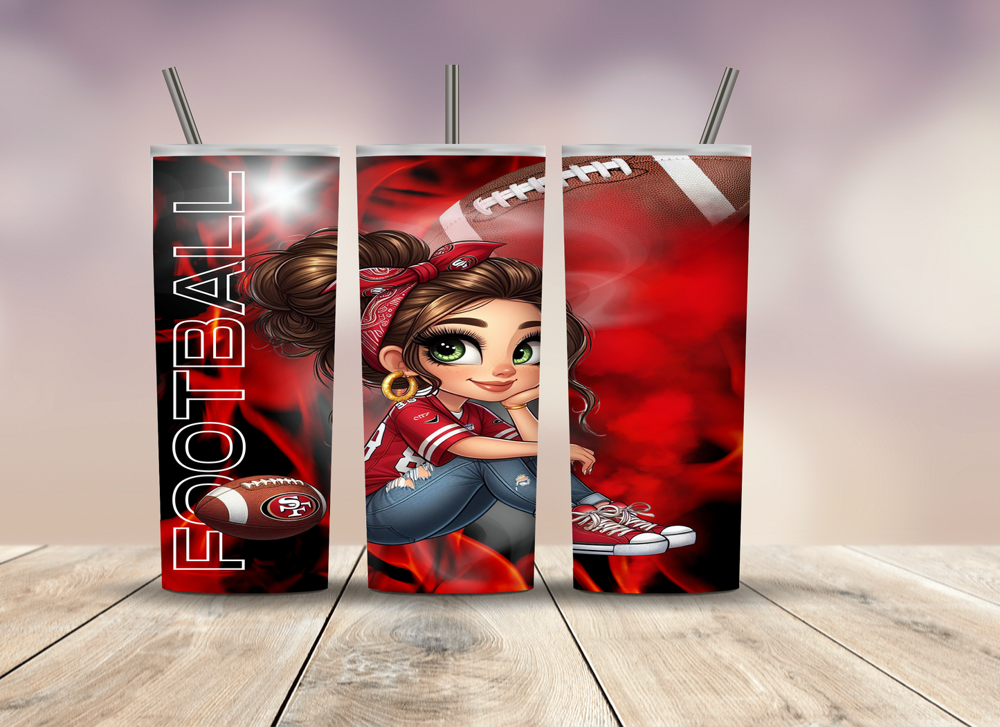 SAN FRANCISCO 49ERS GIRL TUMBLER