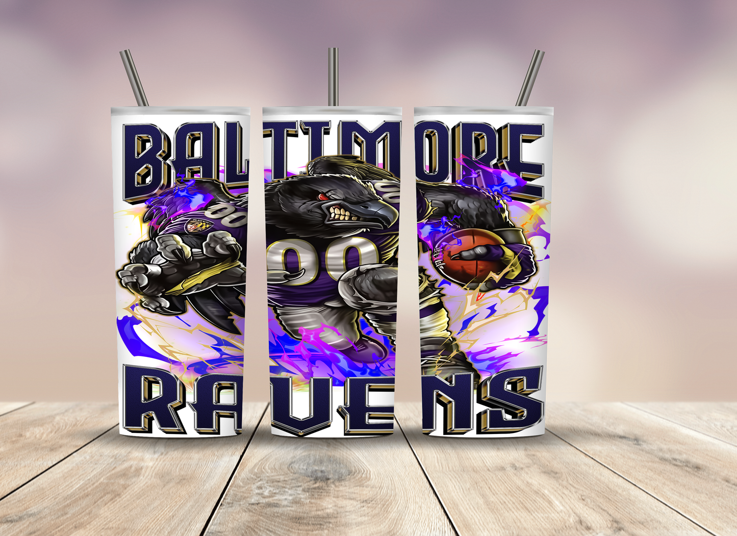 BALTIMORE RAVENS TUMBLER